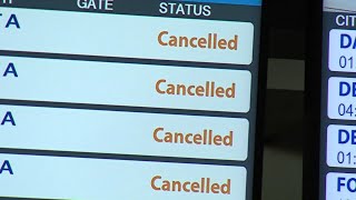 Weather causes major flight disruptions at RDU and in Charlotte