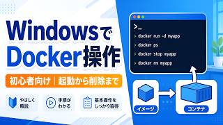 【Windows初心者向け】Dockerの基本操作を画面で確認|Ubuntuイメージ取得からコンテナ起動・削除まで完全ガイド