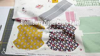 BloomBerry Zipper Pouch Panel | Simple Zipper Pouch