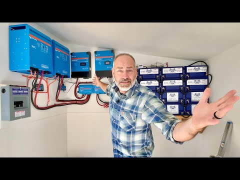 DIY Off Grid Solar Power System Battery