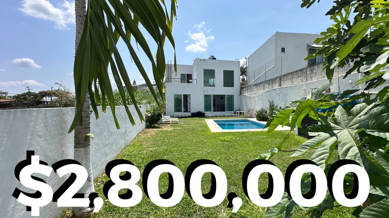 ‼️🏡La casa que esperabas con alberca y jardín privados de $2,800,000 en venta Tayacapan Mor.‼️
