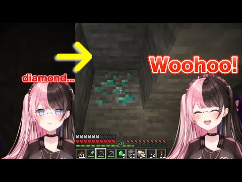 ダイヤモンドを見つけた瞬間笑顔になる橘ひなの【橘ひなの/ぶいすぽ/切り抜き】