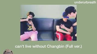 Download Lagu [TH SUB] Can't live without Changbin (Full ver.) - 3RACHA MP3