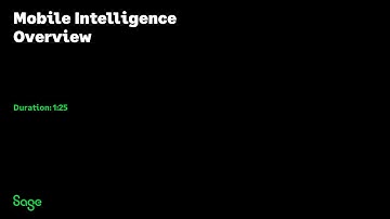 Sage 300 CRE - Mobile Intelligence Overview