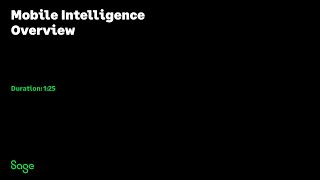 Sage 300 CRE - Mobile Intelligence Overview