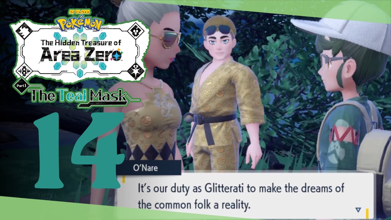 AJ Plays: Pokémon Scarlet: The Teal Mask - Tax the Glitterati | Episode Fourteen