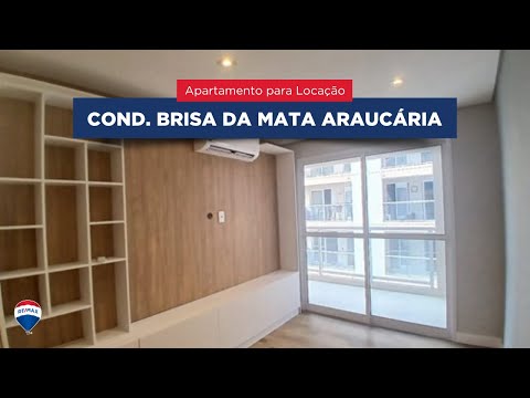 Apartamento - aluguel - com 3 quartos (1 suíte) no Condomínio Brisa da Mata Araucária em Paulínia/SP