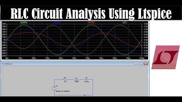 RLC circuit analysis using LTSPICE software | Transient analysis  RLC circuit | LTspice Series RLC