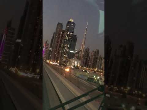 Train ride from emerates mall to Dubai mall /Day off )OFW life in UAE