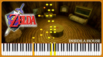 Inside a House ~ The Legend of Zelda: Ocarina of Time | Piano (+ Sheet Music)
