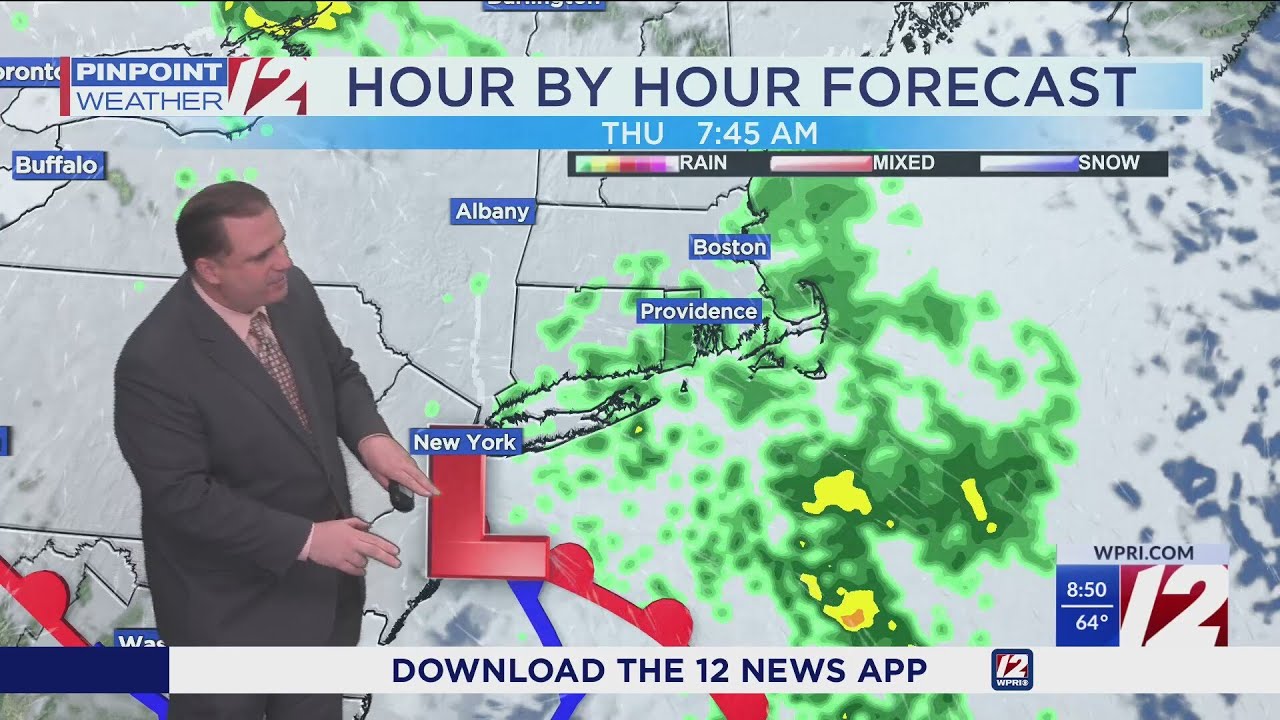 WPRI 12 Weather Forecast for 5/28/25: Dry today; showers arrive tonight ...