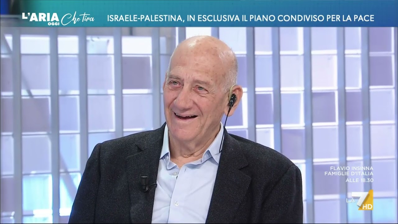 Israele - Palestina, in esclusiva Ehud Olmert e Nasser Al-Kidwa presentano la proposta di pace