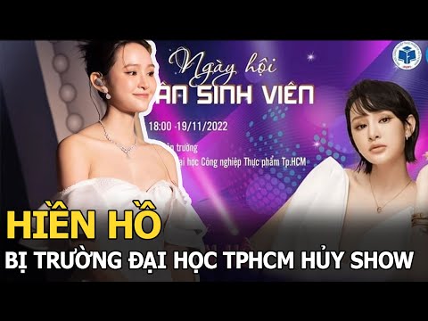 Video Hiền Hồ bị trường Đại học ở TPHCM hủy show sau khi... - youtube