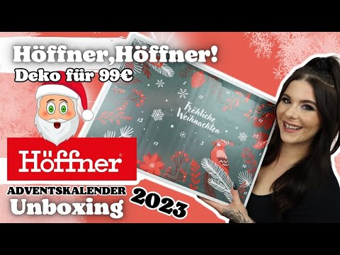 Vorschaubild: Höffner,Höffner! 🤔ADVENTSKALENDER 2023 Unboxing 24 Türchen