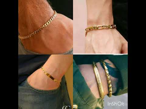 Men's bracelet / men's gold bracelet /golden bracelet/gents bracelet ...