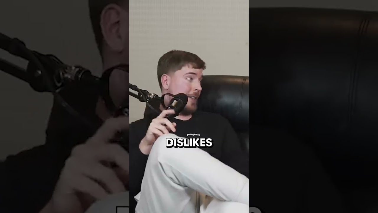 Mrbeast's thoughts on likes and dislikes