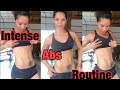 Intense abs routine/ Intense abs routine at home/ exercises for belly flat/ Ejercicios abdominales