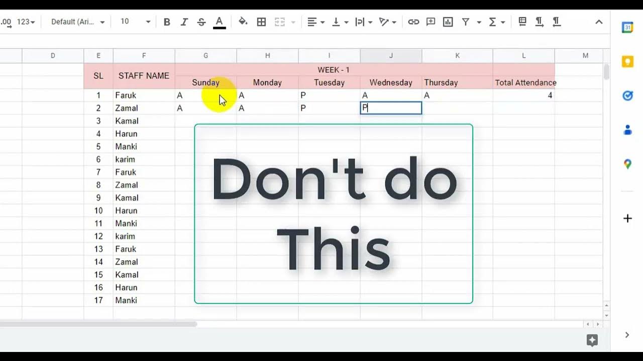 How To Make Attendance Sheet Online With CheckBoxes Google Sheets how-to-make-attendance-sheet-online-with-checkboxes-google-sheets