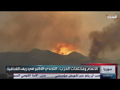 حرائق الغابات في سوريا: تحديات الألغام وتنسيق دولي للإخماد