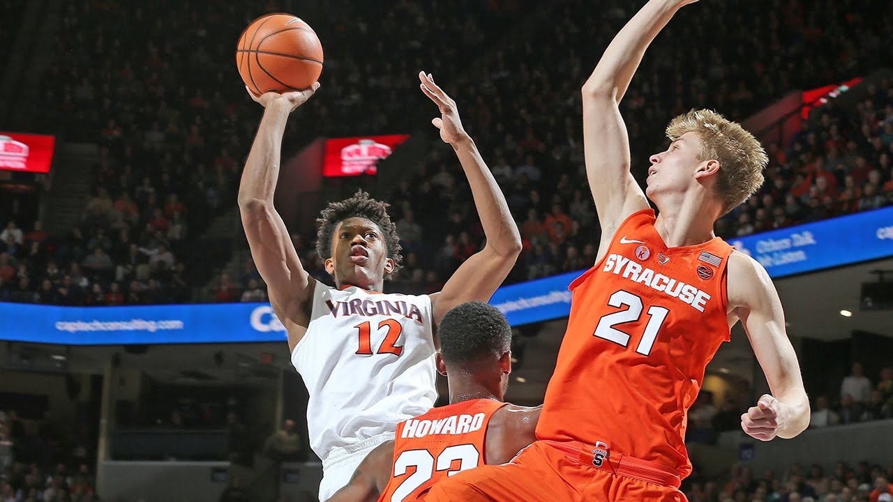 MEN S BASKETBALL Virginia Vs Syracuse Highlights YouTube