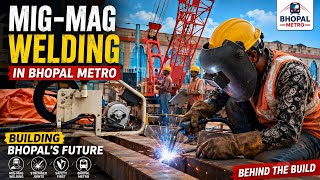 Welding Time vlog #metro #bhopalmetro #ytshorts #shortvlog #mv04 