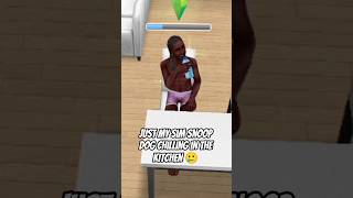 Just my Sim SnoopDog Chilling in The Kitchen (Sims Free Play #simsbuilder #simscommunity#simsbuild