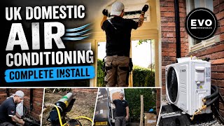 EP23 | UK Domestic Air Conditioning Installation | Complete Start to Finish Install