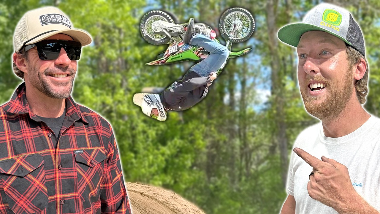 I Tried to Backflip a Dirt Bike at Pastranaland!