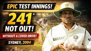 The Greatest Act of Discipline! 👑 Sachin’s 241* Without a Cover Drive 🏏