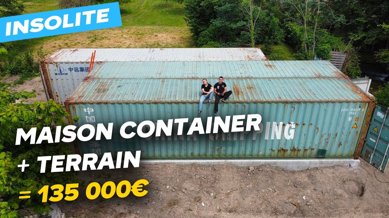 À 25 ans, il autoconstruit sa maison container sans aucune expérience de bricolage