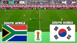 🔴 LIVE | South Africa vs South Korea - FIFA World Cup 2026 | PES 21 Simulation