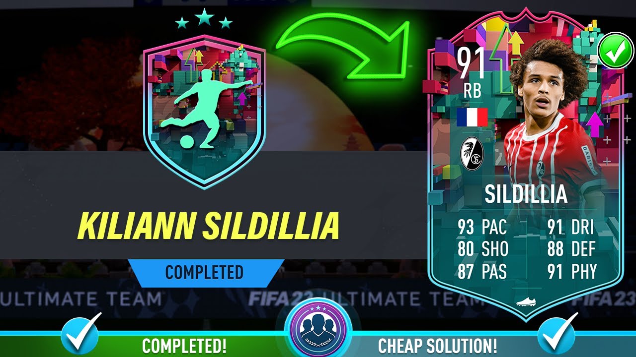 91 Level Up Kiliann Sildillia SBC Completed - Cheap Solution & Tips - Fifa 23