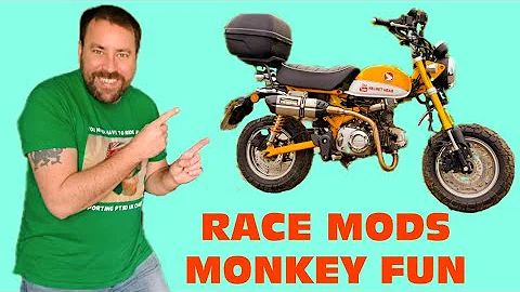 HONDA MONKEY MODS / RACE PERFORMANCE REVIEW