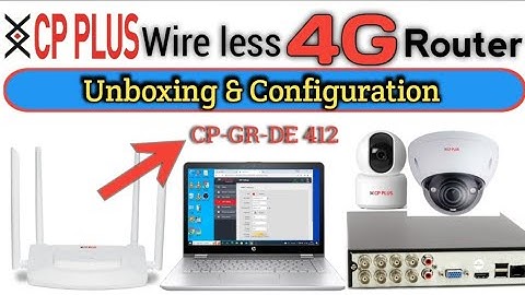 Cp plus 4G Router Configuration || Cp plus 4G Router Password How to Change