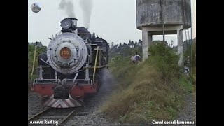 Locomotiva 155 Da Rffsa 155 Steam Locomotive - Rio Vermelho, São Bento Do Sulsc1992 Brasil