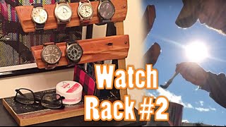 Reclaimed Wood Watch Rack #2