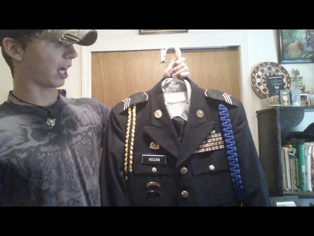 U.S Army JROTC Basics || Class A Uniform Set Up - YouTube U.S Army JROTC Basics || Class A Uniform Set Up - YouTube