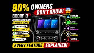 Scorpio N Screen Hidden Features 🔥 | Infotainment System Full Guide! #ScorpioN #infotainmentsystem