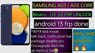 Samsung A03 frp bypass without pc, Samsung a035f U3 frp bypass |samsunga03frpbypass samsungfrp