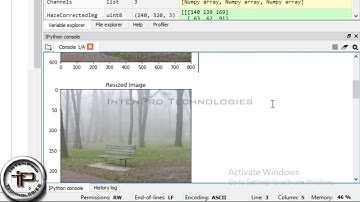 A High Performance Single Image Dehazing Using DCP In PYTHON - Digital Image Processing