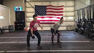 Alternating Dumbbell Hang Clean