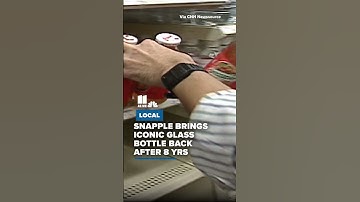 Snapple brings iconic glass bottle back after eight years