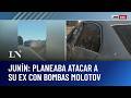 Persecución, choque y tiros en Junín: planeaba atacar a su ex con bombas molotov
