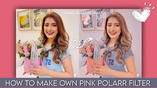 How to make own pink polarr filter | by Sumellikaxtutorialz ✨ screenshot 1