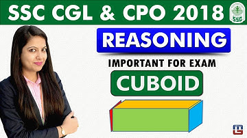 SSC CGL 2018 | CPO 2018  | Cuboid | Reasoning | Live at 4:00 pm