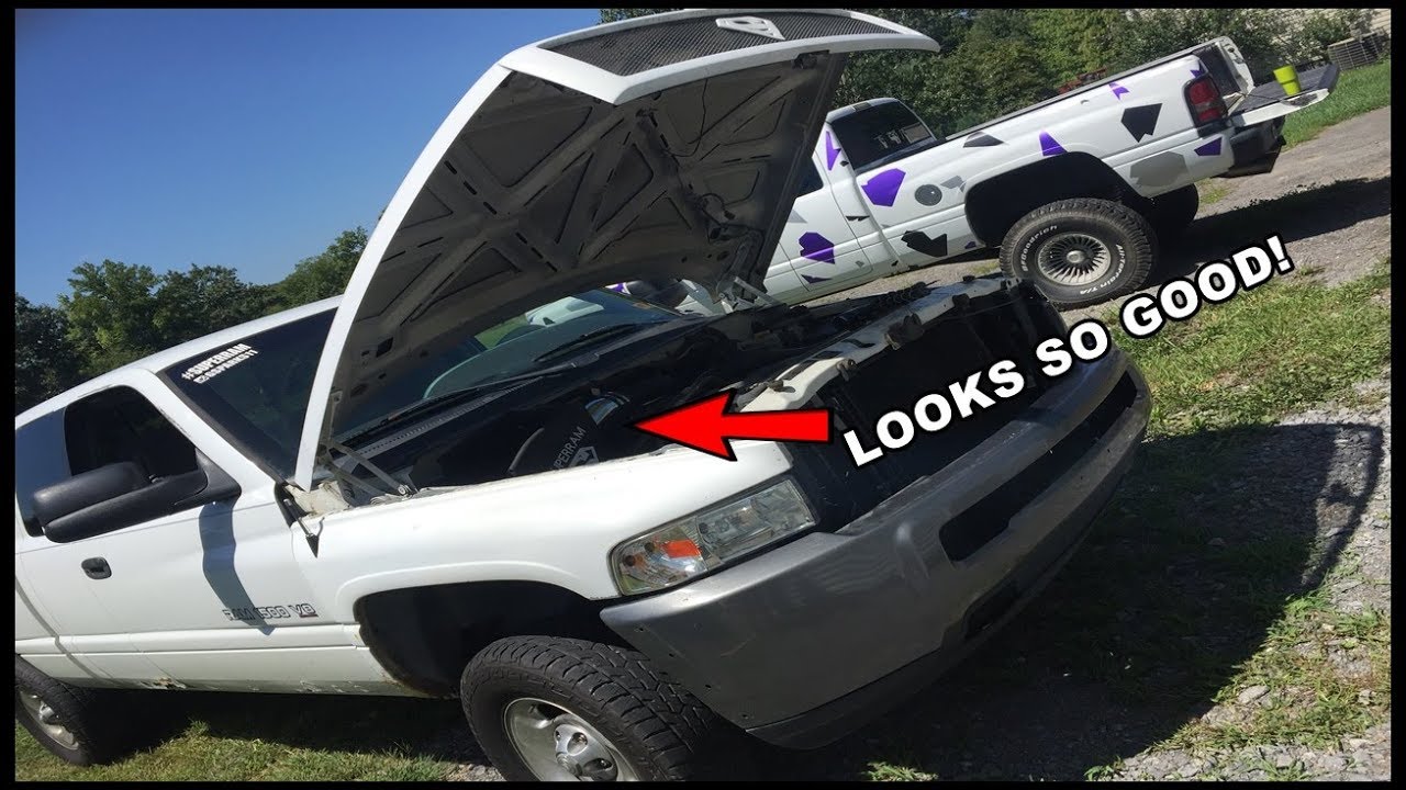 CHEAP COLD AIR INTAKE FOR THE SUPER RAM!