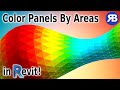 Revit Snippet: Instantly Color Curtain Panels by Areas!