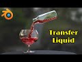 How to pour liquid  fill objects with liquid  fluid simulation explained in blender 40