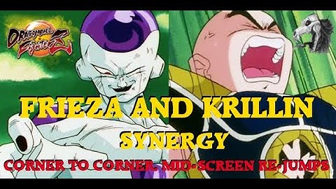 DBFZ - FRIEZA assist extensions w/ KRILLIN! Corner to corner! Midscreen re-jumps!