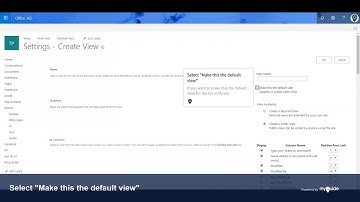 MyGuide: How to Create a View in SharePoint